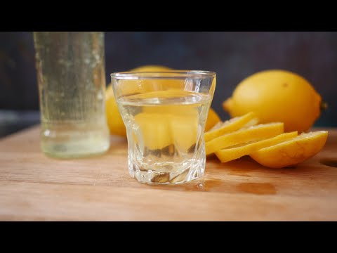 Technology for making lemon vodka