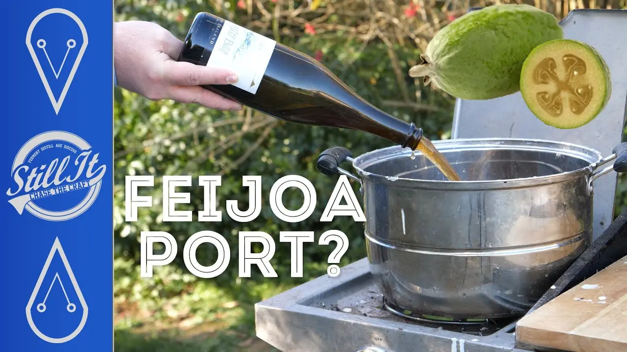 Technology for making moonshine from feijoa