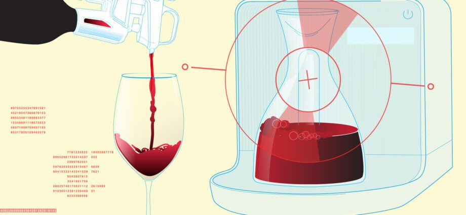 Technology for proper decantation of wines