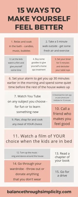 Ten ways to make yourself feel better