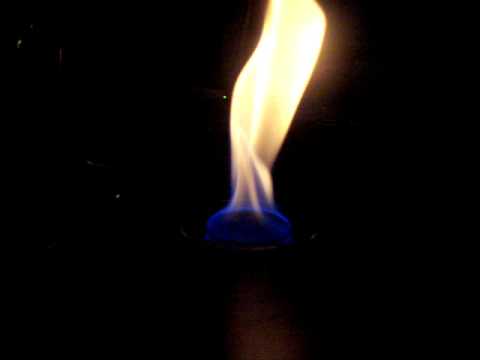 Testing vodka by burning