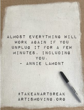 The art of taking a break