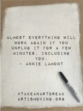 The art of taking a break