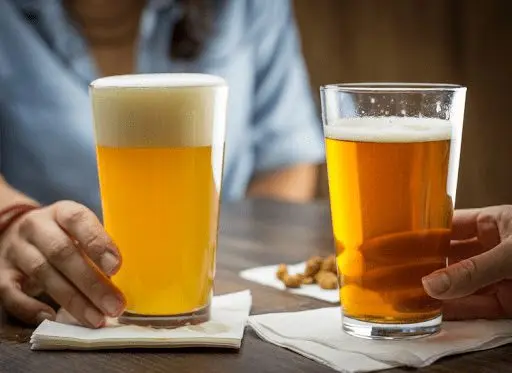 The difference between filtered and unfiltered beer