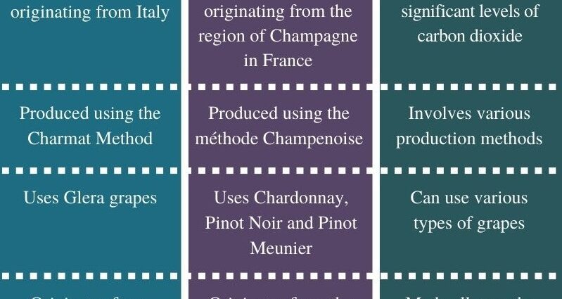 The difference between sparkling wine and champagne + types and how to choose