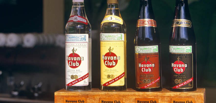 The main varieties and types of rum