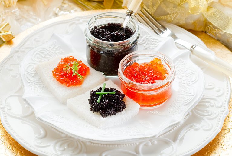 The right combination of caviar and champagne