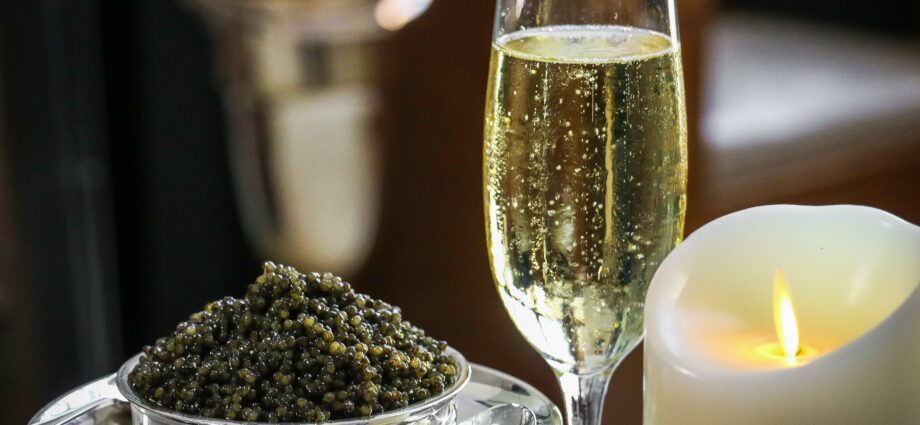 The right combination of caviar and champagne