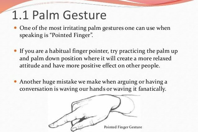 The secret meaning of habitual gestures