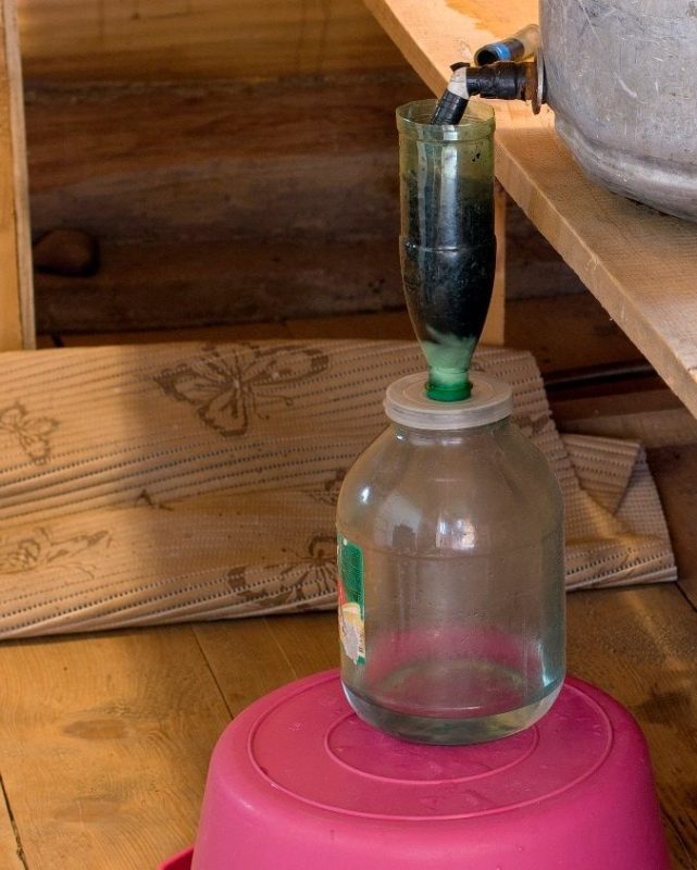 The simplest home-made coal column for cleaning moonshine