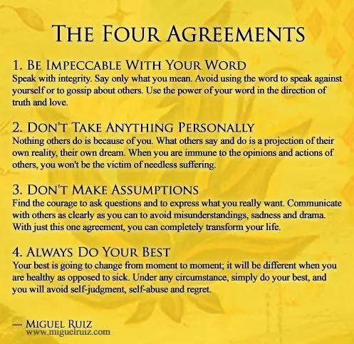 The Toltec Agreements: 4 Rules for Finding Peace