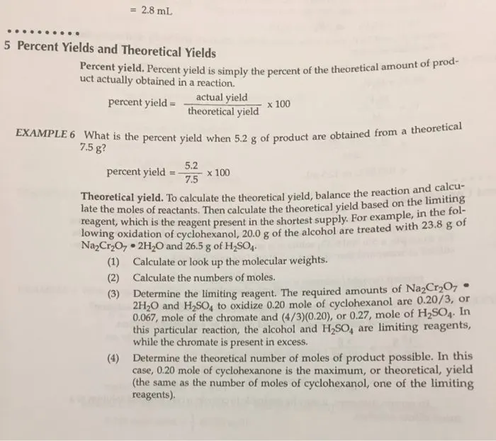 Theoretical yield of alcohol and checking the readiness of the mash by weighing