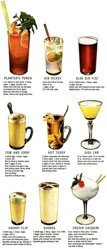 Throwback cocktail recipe