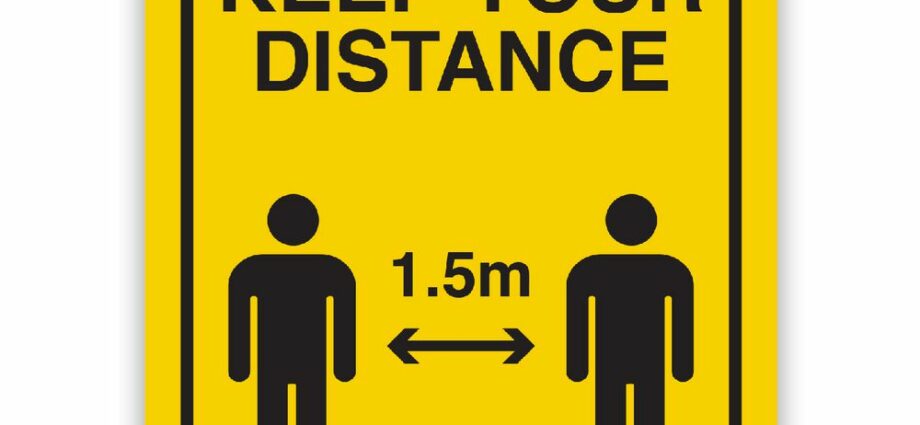 To keep distance