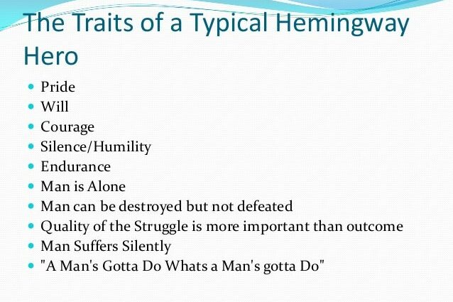 Traits of sheer heroism