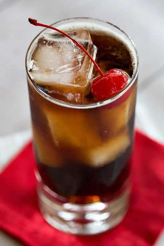 Vanilla Cola Jack cocktail recipe