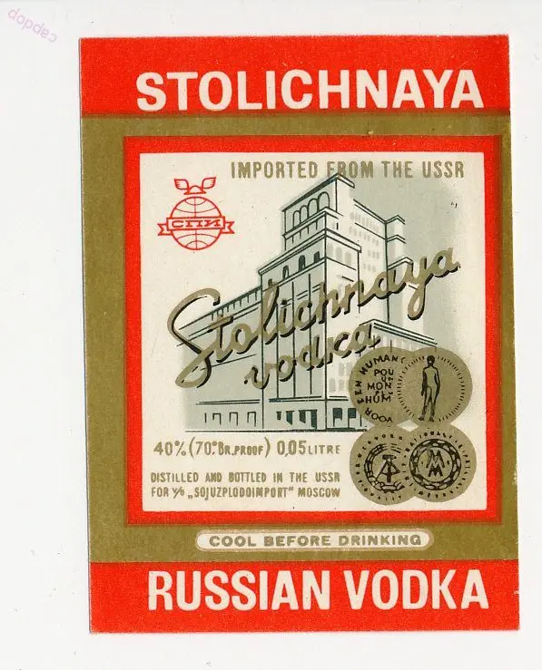 Vodka Stolichnaya &#8211; history and types of the legendary brand