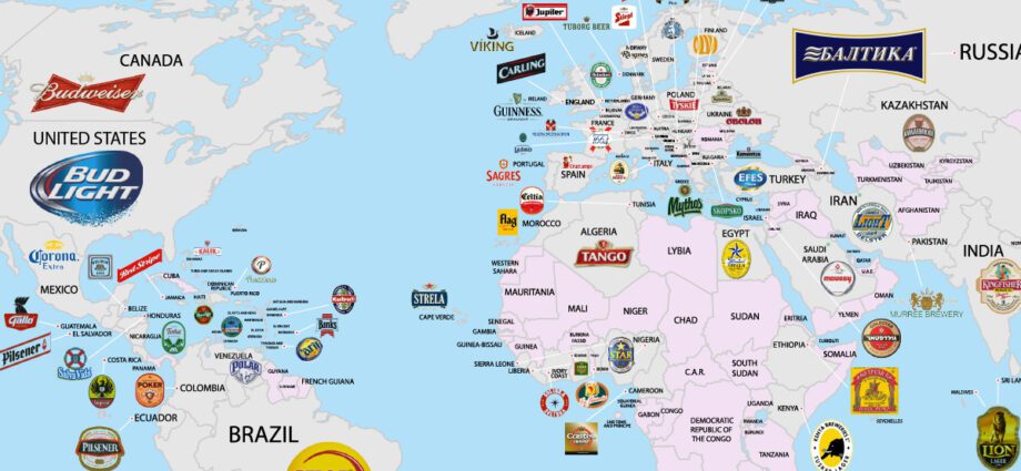 What beer is preferred in different countries: from China to America