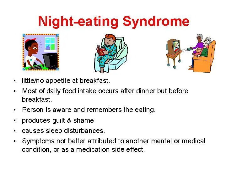 What is nocturnal appetite syndrome?