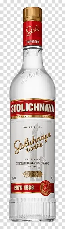 What kind of alcohol, besides Stolichnaya vodka, did the USSR supply abroad and what then could only be tasted abroad