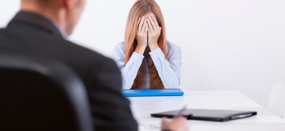 What makes a candidate anxious in an interview