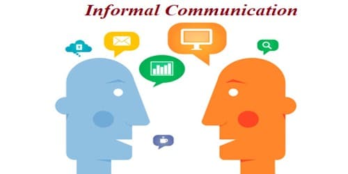 What role does informal communication play before an interview?