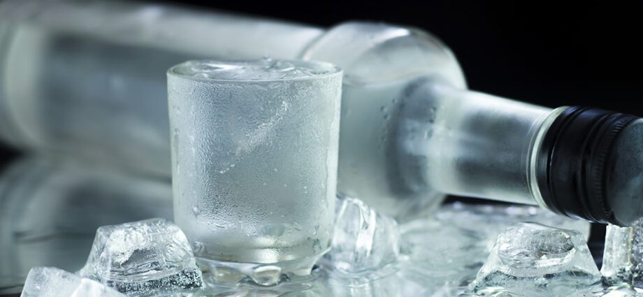 What temperature should vodka be before serving?