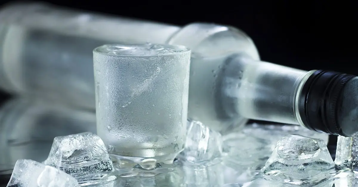 What temperature should vodka be before serving?