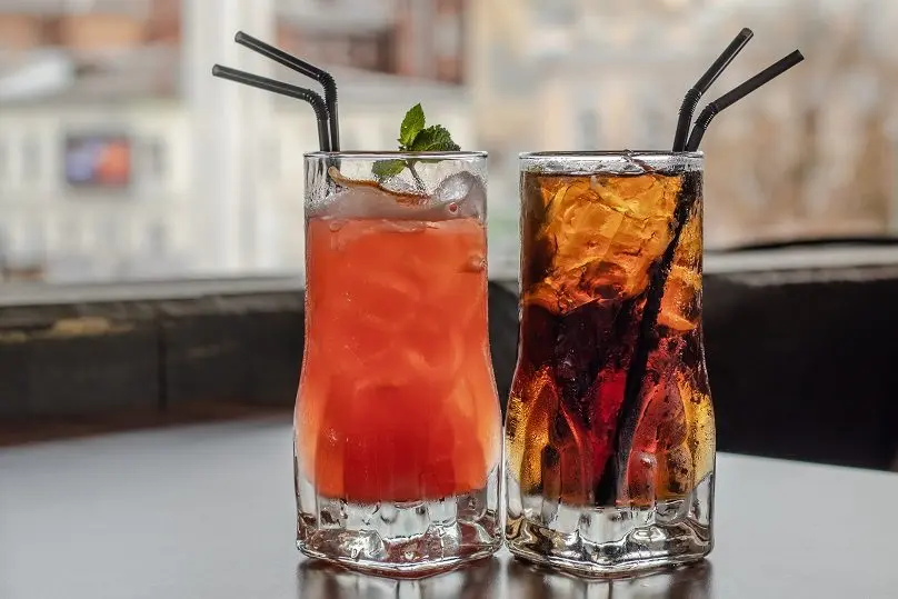 Why are there two straws in cocktails?