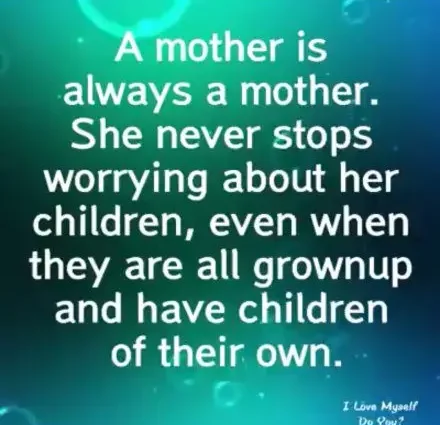 Why do mothers worry more about their children than fathers?