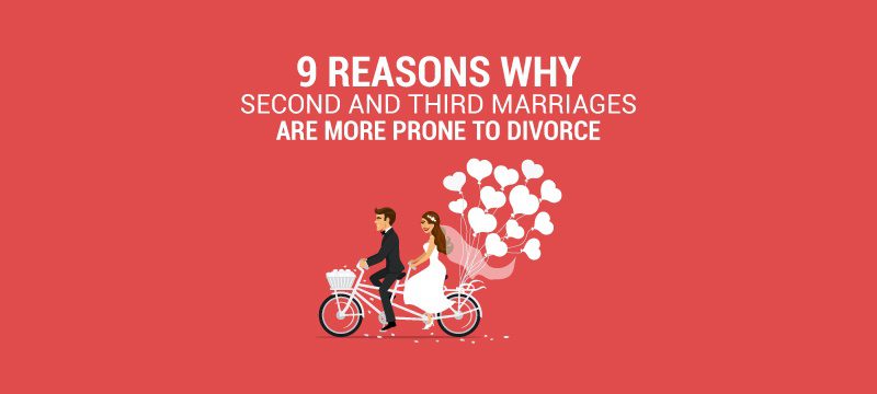 Why do second marriages often end in divorce?