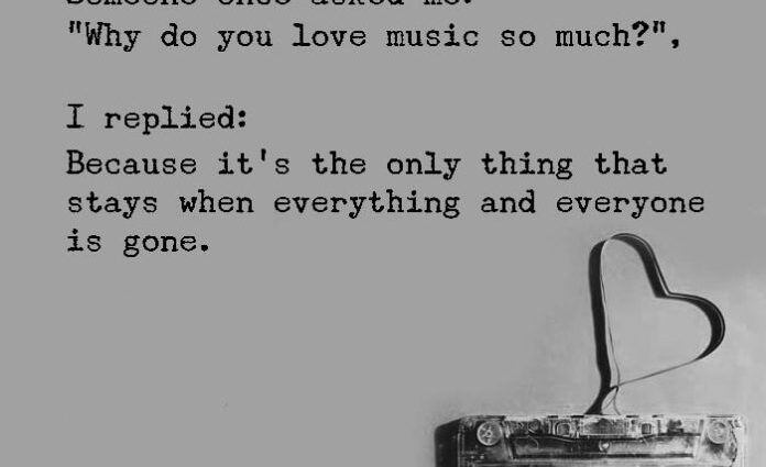 Why do we love music so much?