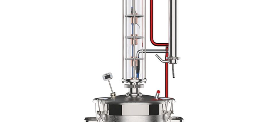 Wine distillation technology for moonshine