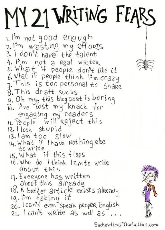Write your fear