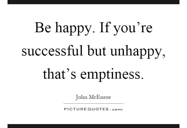 You are successful but unhappy. What to do?