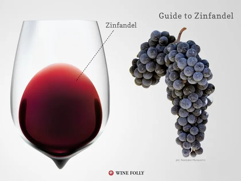 Zinfandel is a recognizable Californian wine.