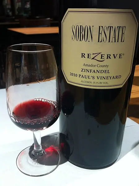 Zinfandel is a recognizable Californian wine.