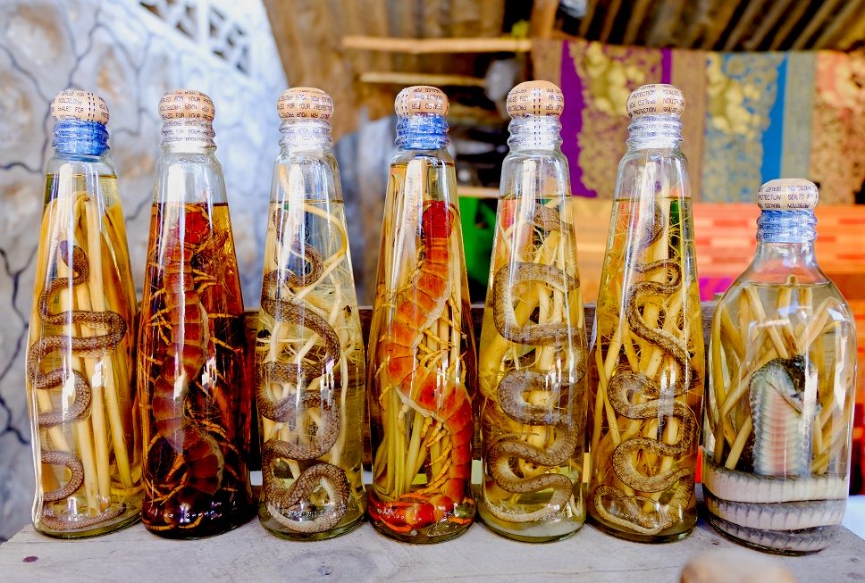 Zmeevka (wine or vodka with a snake) &#8211; an exotic spirit of the East