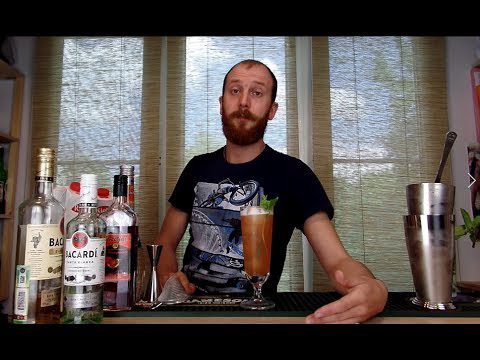 Zombie - a cocktail that turns into a walking dead