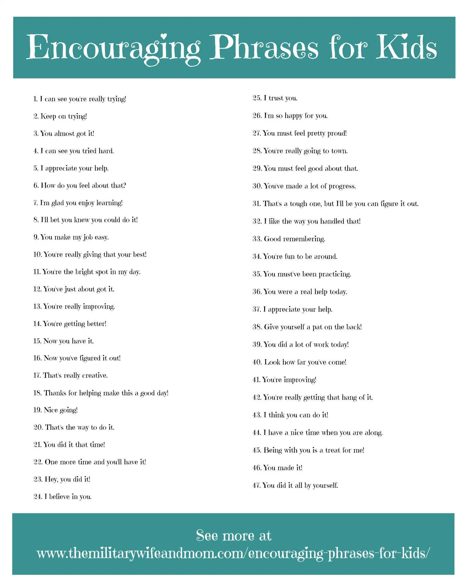 17 Phrases Children in Troubled Families Hear