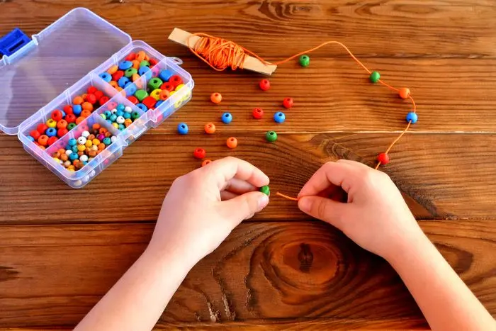 Fine motor skills: develop logic, coordination and speech