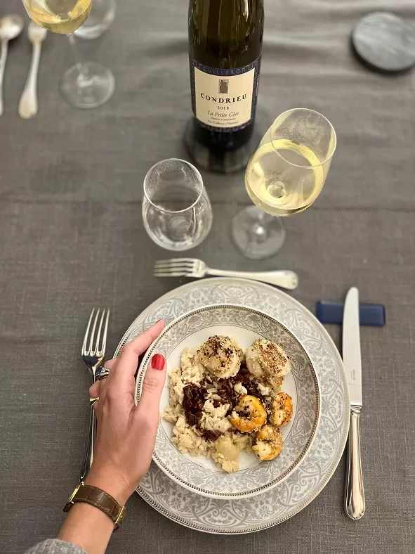 Recipes from Constance | Pairing the wines of Condrieu and Rivesaltes