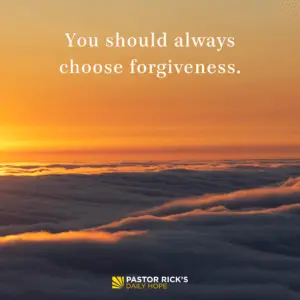 You should forgive yourself for what you&#8230;