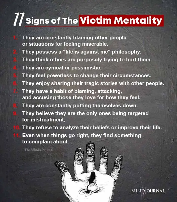 11 Signs of a Victim Mindset