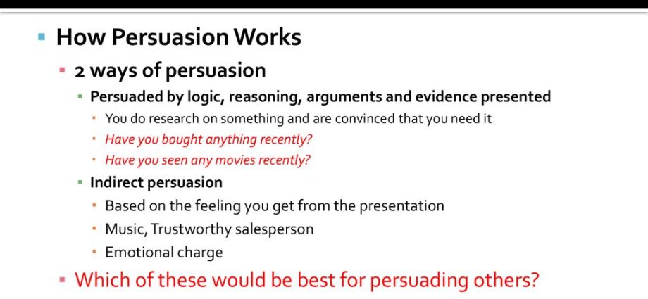 6 principles of persuasive speech: how to learn to be a speaker?