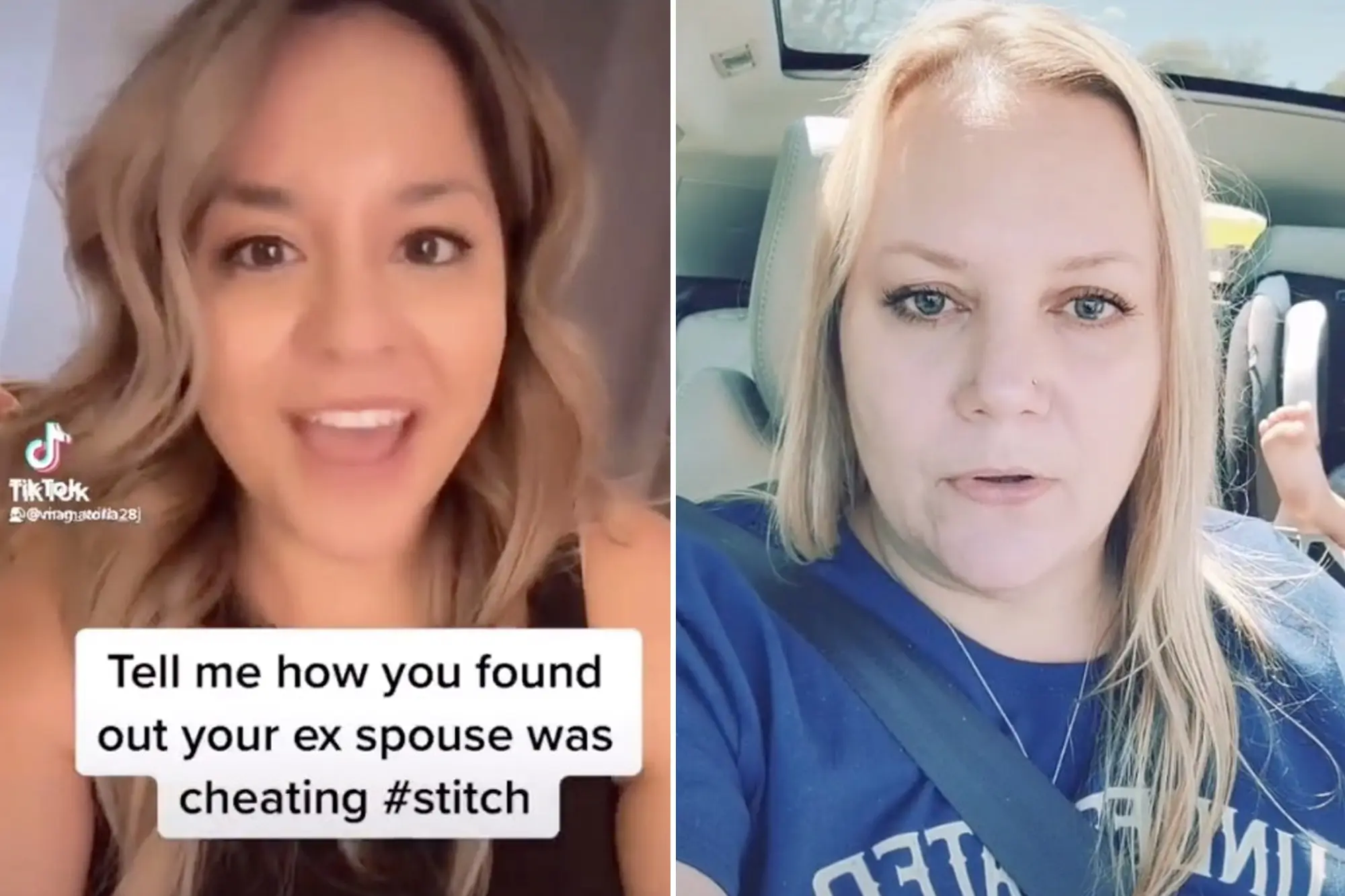 A woman found out about her husband’s cheating from a video on TikTok