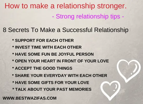 Eight secrets of a strong couple