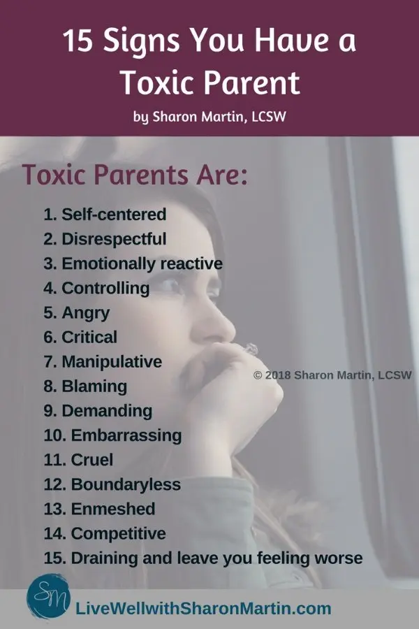 How do you know if you’re being toxic with your child?