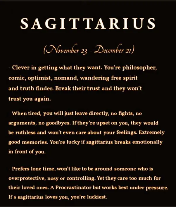 How does a Sagittarius man change? How do you know if he has someone on the side