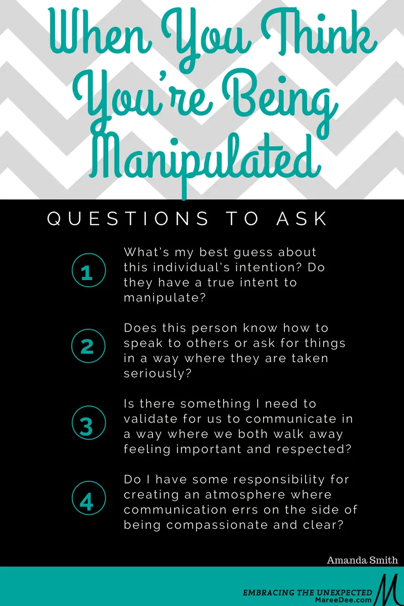 How to understand that we are being manipulated